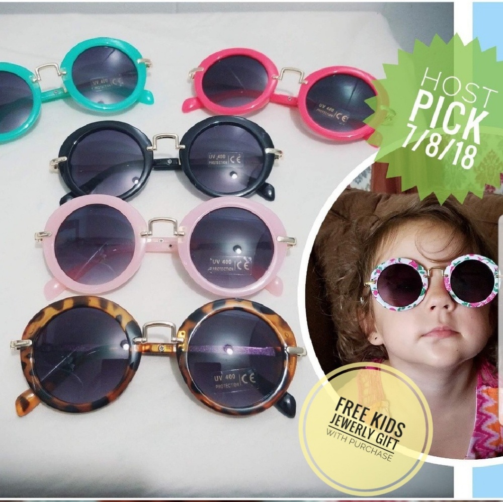 Trendy kids sunglasses